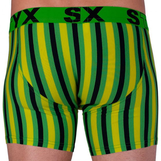 Boxershorts för män Styx lång sport elastisk flerfärgad (U865)