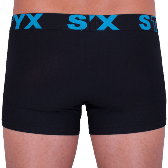 Boxershorts för män Styx sport elastisk oversized svart (R961)