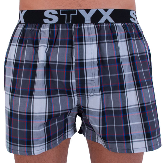 Boxershorts för herrar Styx sport elastisk flerfärgad (B708)