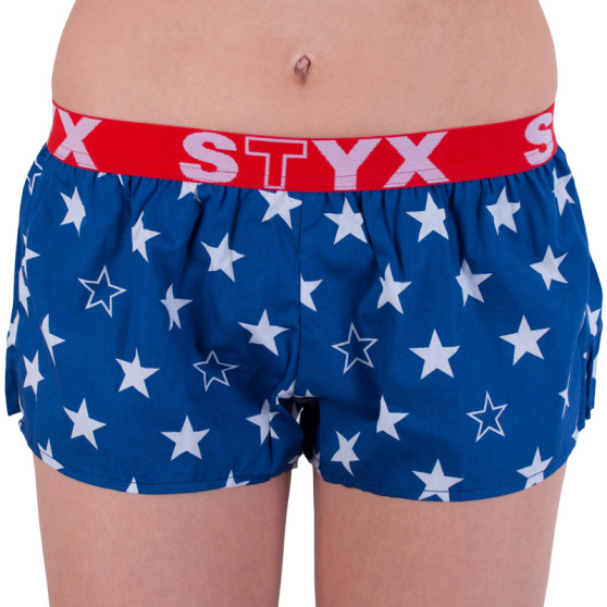 Damshorts Styx konst sport gummistjärnor (T658)