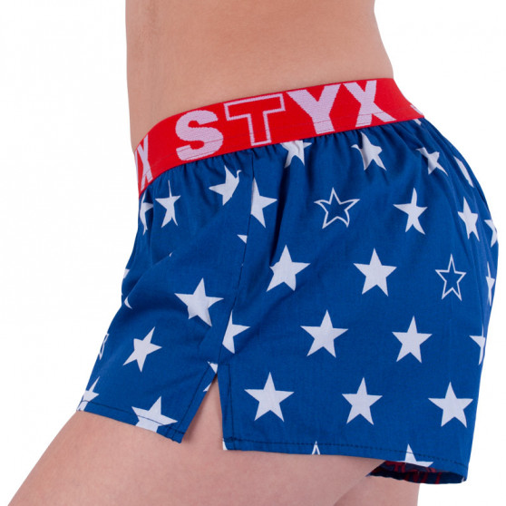 Damshorts Styx konst sport gummistjärnor (T658)