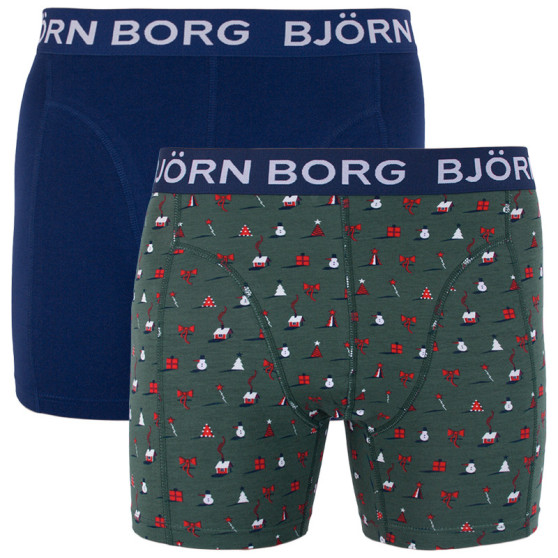 2PACK Boxershorts för herrar Bjorn Borg multicolour (1841-1246-81081)