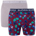 2PACK Boxershorts för herrar Bjorn Borg multicolour (1841-1204-40501)