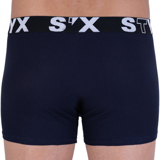 Boxershorts för män Styx sport elastisk mörkblå (G963)