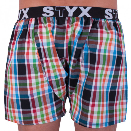 Boxershorts för herrar Styx sport elastisk flerfärgad (B719)