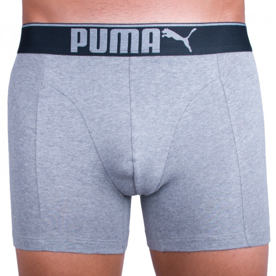 3PACK Boxershorts för herrar Puma grå (681030001 032)