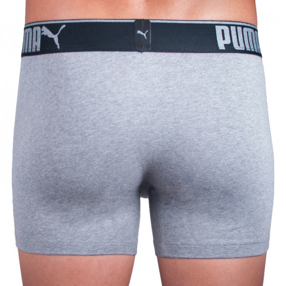 3PACK Boxershorts för herrar Puma grå (681030001 032)