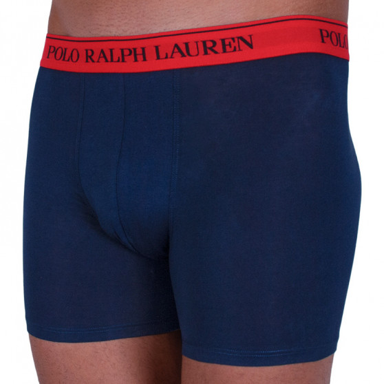 3PACK Boxershorts för herrar Ralph Lauren mörkblå (714713772004)