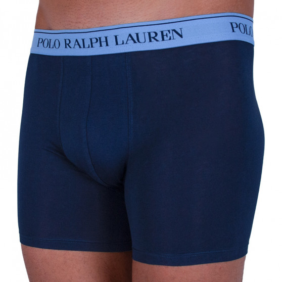 3PACK Boxershorts för herrar Ralph Lauren mörkblå (714713772004)