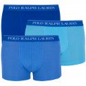 3PACK Boxershorts för herrar Ralph Lauren blå (714662050011)