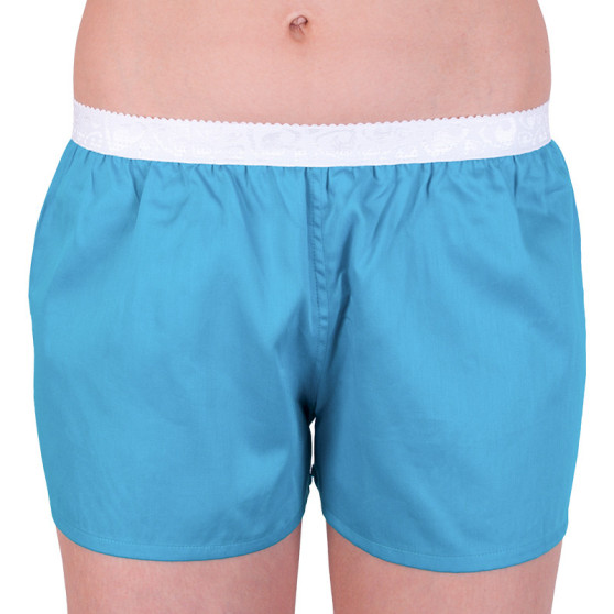 Shorts för kvinnor Represent turkos (R8W-BOX-0710)