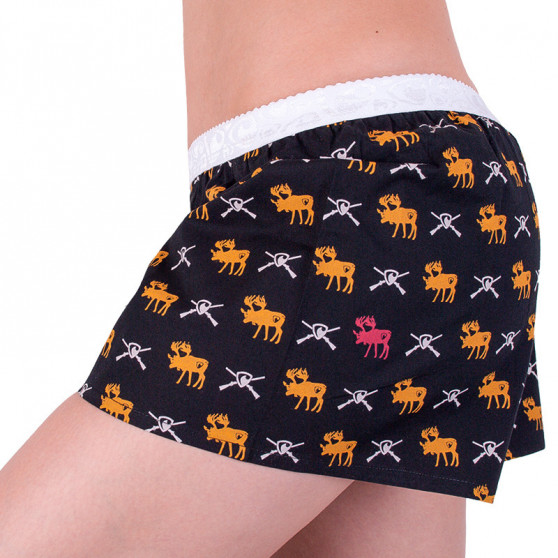 Damshorts Represent svart (R8W-BOX-0703)