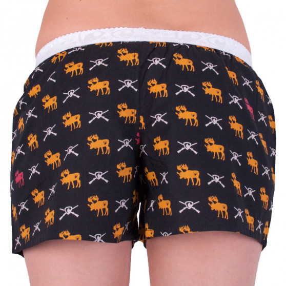 Damshorts Represent svart (R8W-BOX-0703)