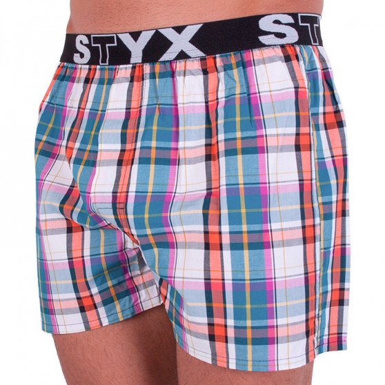 Boxershorts för herrar Styx sport elastisk flerfärgad (B622)