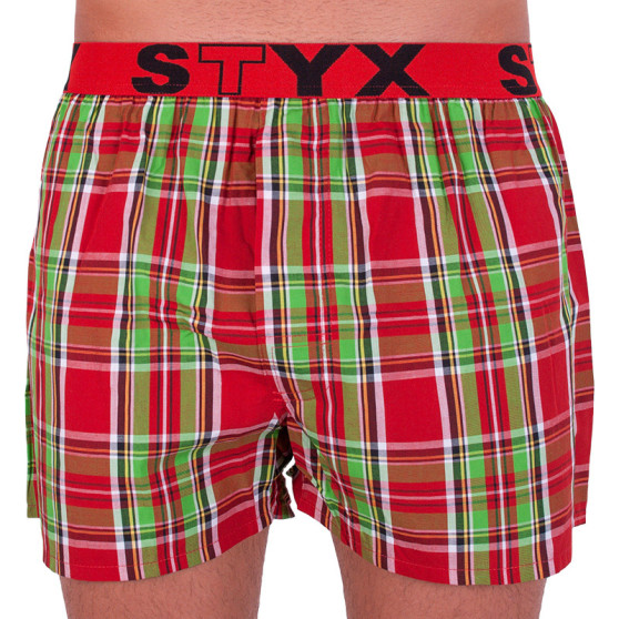 Boxershorts för herrar Styx sport elastisk flerfärgad (B624)