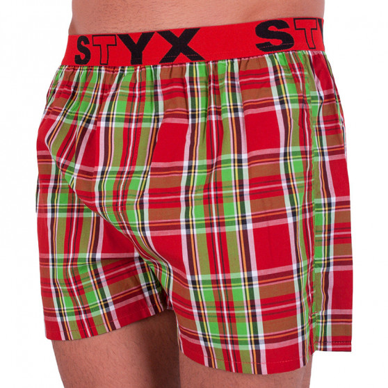 Boxershorts för herrar Styx sport elastisk flerfärgad (B624)