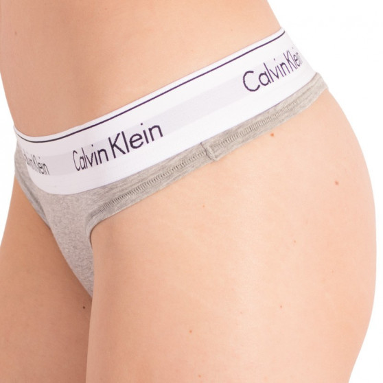 Stringtrosor för dam Calvin Klein oversized grey (QF5117E-020)