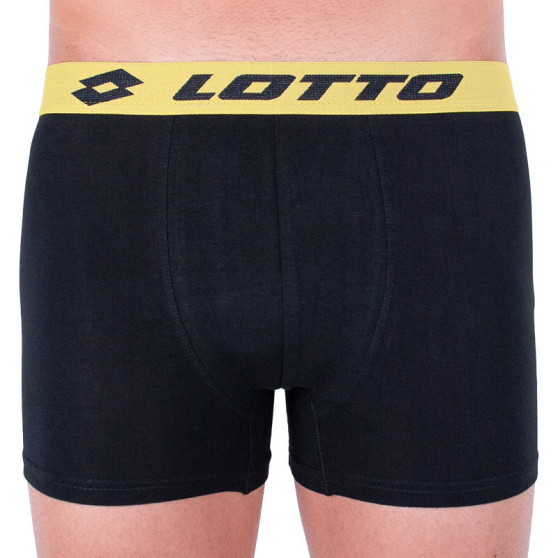 Boxershorts för herrar Lotto svart och gult (30.51.02.18d)