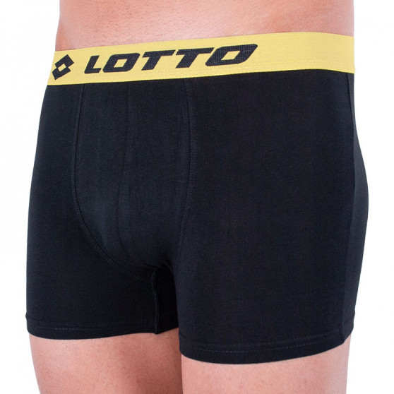 Boxershorts för herrar Lotto svart och gult (30.51.02.18d)