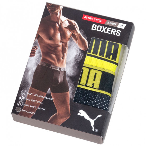 2PACK Boxershorts för herrar Puma sports multicolour (591010001 260)