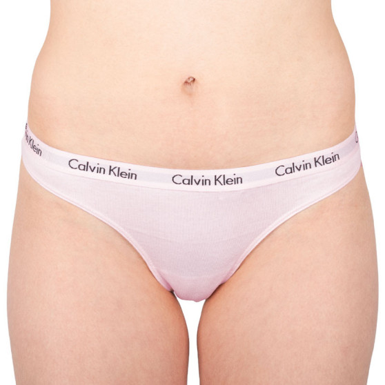 Stringtrosor för kvinnor Calvin Klein rosa (D1617E-2NT)