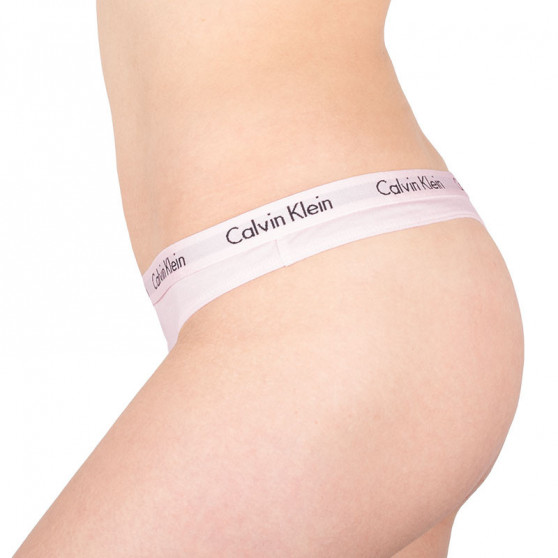 Stringtrosor för kvinnor Calvin Klein rosa (D1617E-2NT)