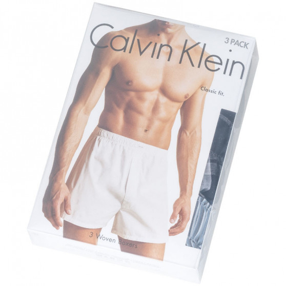 3PACKBoxershorts för herrar Calvin Klein classic fit flerfärgad (U1732A-TMM)