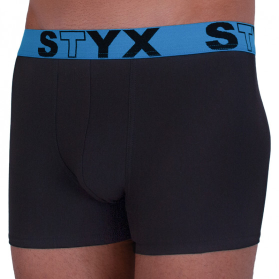 Boxershorts för herrar Styx sport elastisk svart (G966)