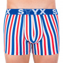 Boxershorts för män Styx lång sport elastisk flerfärgad (U863)