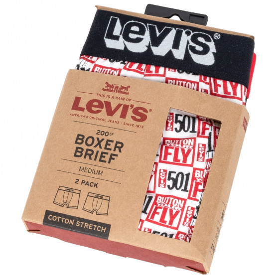 2PACK Boxershorts för herrar Levis multicolour (995010001 072)