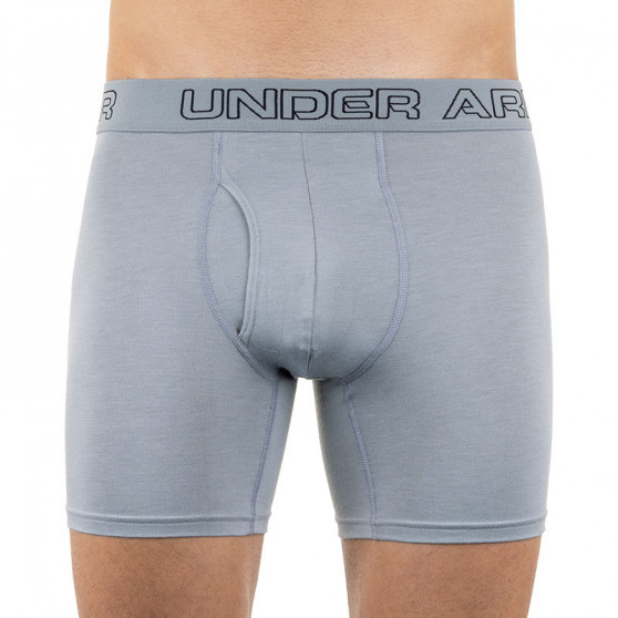 3PACK Boxershorts för herrar Under Armour grå (1277279 039)