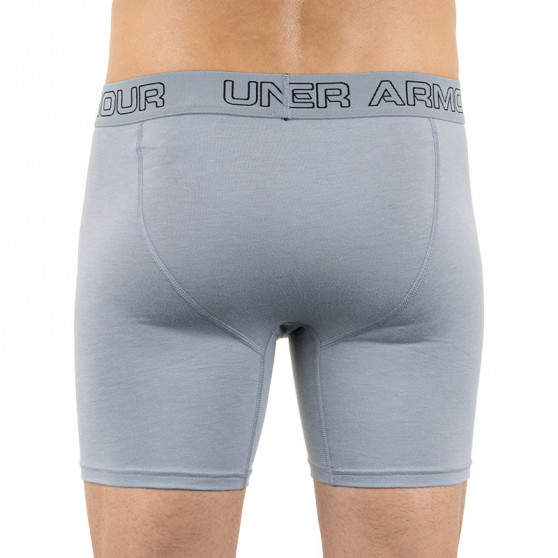 3PACK Boxershorts för herrar Under Armour grå (1277279 039)