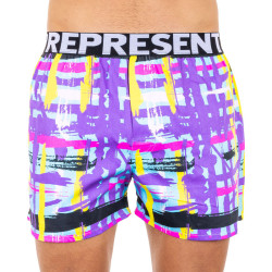 Boxershorts för herrar Represent exclusive Mike modern konst lila