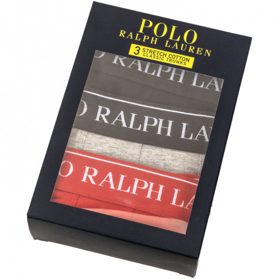 3PACK Boxershorts för herrar Ralph Lauren multicolour (714662050022a)