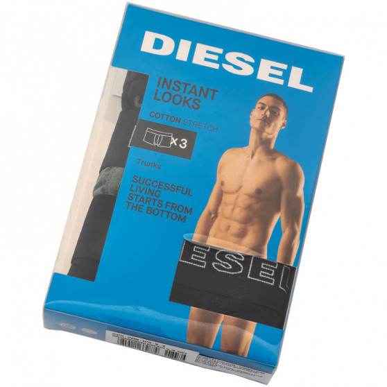 3PACK Boxershorts för herrar Diesel multicolour (00ST3V-0TAWM-E4778)