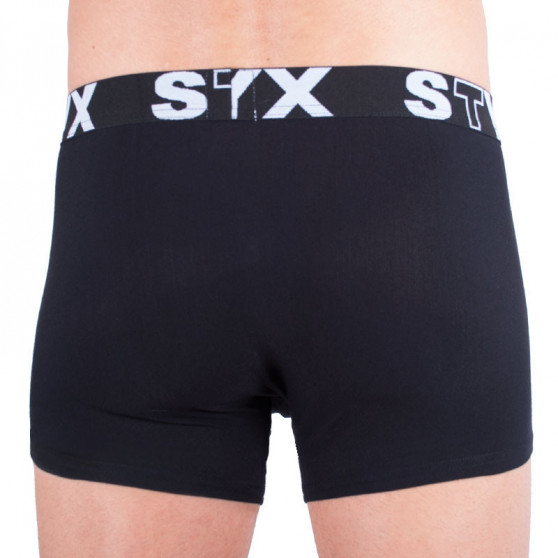 Boxershorts för män Styx sport elastisk oversized svart (R960)