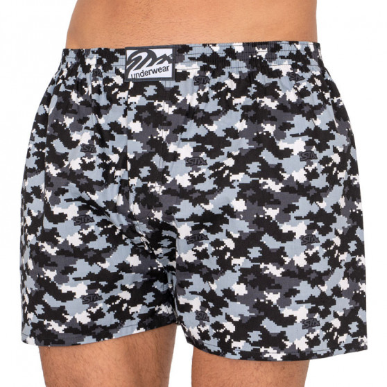 Boxershorts för herrar Styx art classic rubber camouflage digital (A856)