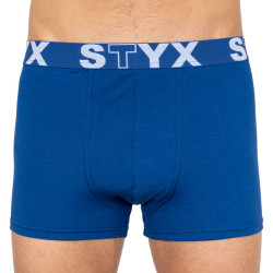 Boxershorts för män Styx sport elastisk oversized mörkblå (R968)