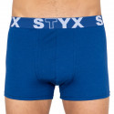 Boxershorts för män Styx sport elastisk oversized mörkblå (R968)