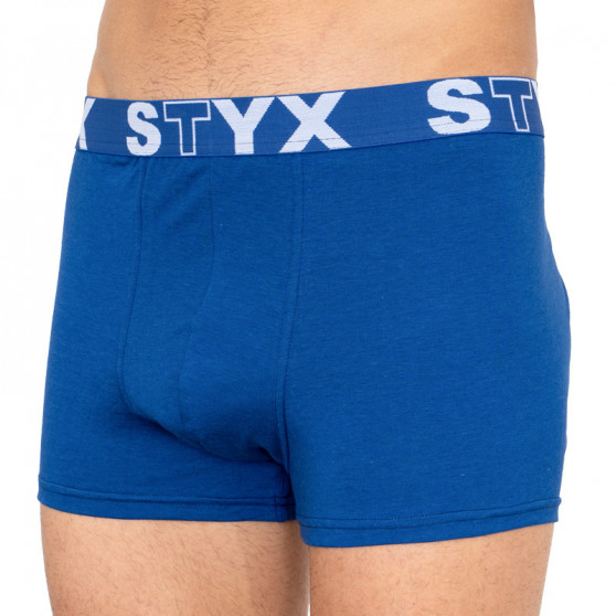 Boxershorts för män Styx sport elastisk oversized mörkblå (R968)