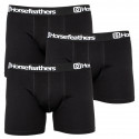 3PACK Boxershorts för herrar Horsefeathers svart (AM067A)