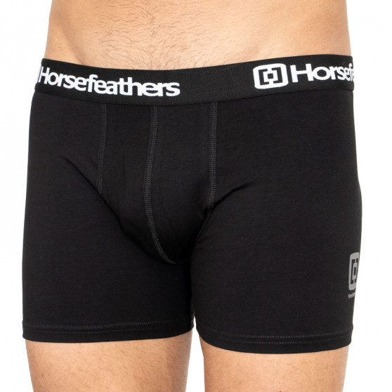 3PACK Boxershorts för herrar Horsefeathers svart (AM067A)