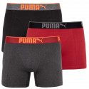 3PACK Boxershorts för herrar Puma multicolour (681030001 899)