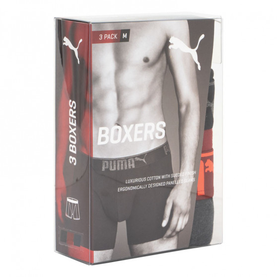 3PACK Boxershorts för herrar Puma multicolour (681030001 899)