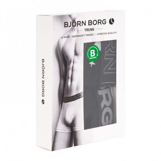 2PACK Boxershorts för herrar Bjorn Borg svart (1941-1069-90651)