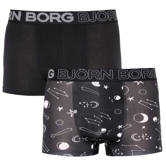 2PACK Boxershorts för herrar Bjorn Borg svart (1941-1069-90651)