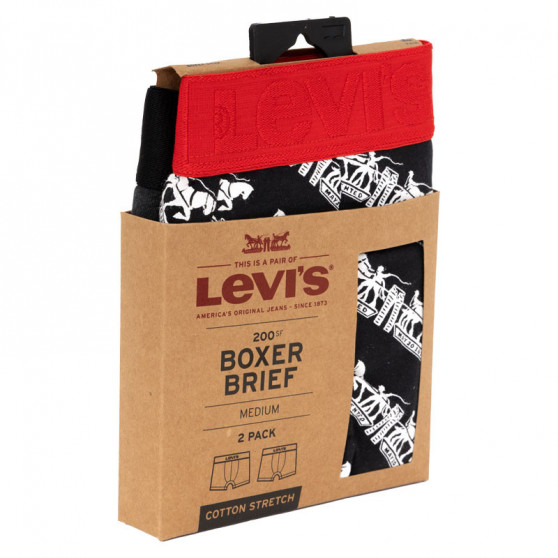 2PACK Boxershorts för herrar Levis multicolour (995048001 792)