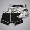 2PACK Boxershorts för herrar  Wings II oversized UNCS