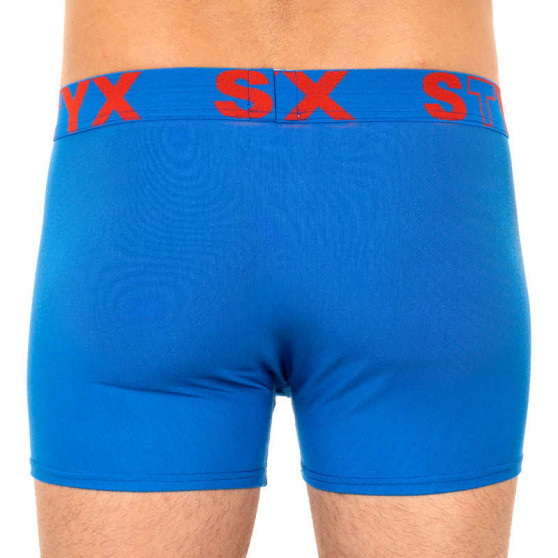 3PACK Boxershorts för herrar Styx sport elastisk blå (G9676869)