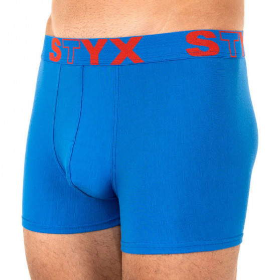 3PACK Boxershorts för herrar Styx sport elastisk blå (G9676869)